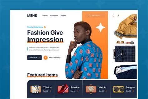 Men's Clothing Fashion Banner